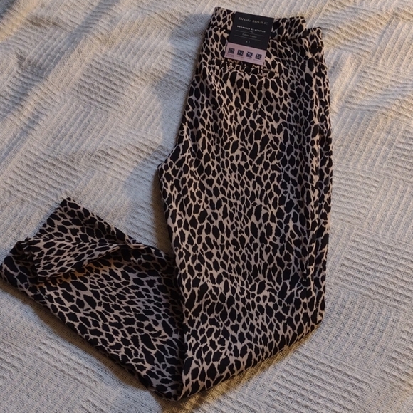 Banana Republic giraffe print dress pants 4L - Picture 1 of 5